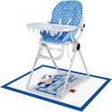 Blue Farmhouse 1st Birthday High Chair Decoration Kit | Blue Farm 1st Birthday Party Supplies