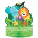 Jungle Safari Honeycomb Centrepiece | Jungle Animals Party Supplies