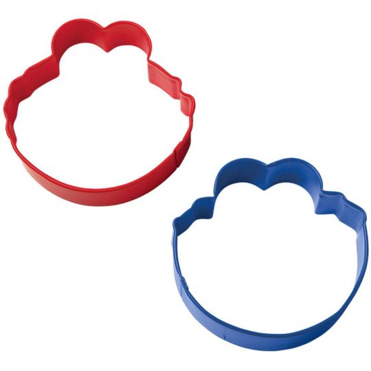 Sesame Street Cookie Monster & Elmo Cookie Cutter Set (2 Piece) | Sesame Street Party Supplies