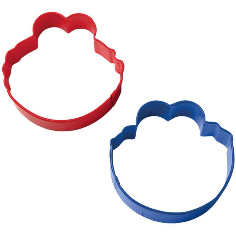 Sesame Street Cookie Monster & Elmo Cookie Cutter Set (2 Piece) | Sesame Street Party Supplies