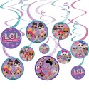 LOL Surprise Hanging Swirls (Set of 12) | LOL Surprise Party Supplies