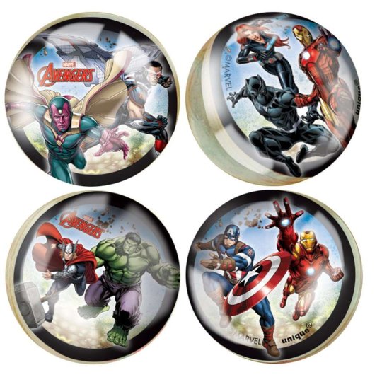 Avengers Bouncy Balls (Pack of 4) | Avengers Party Supplies
