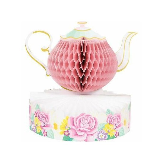 Floral Tea Party Teapot Centrepiece | Floral Tea Party Party Supplies