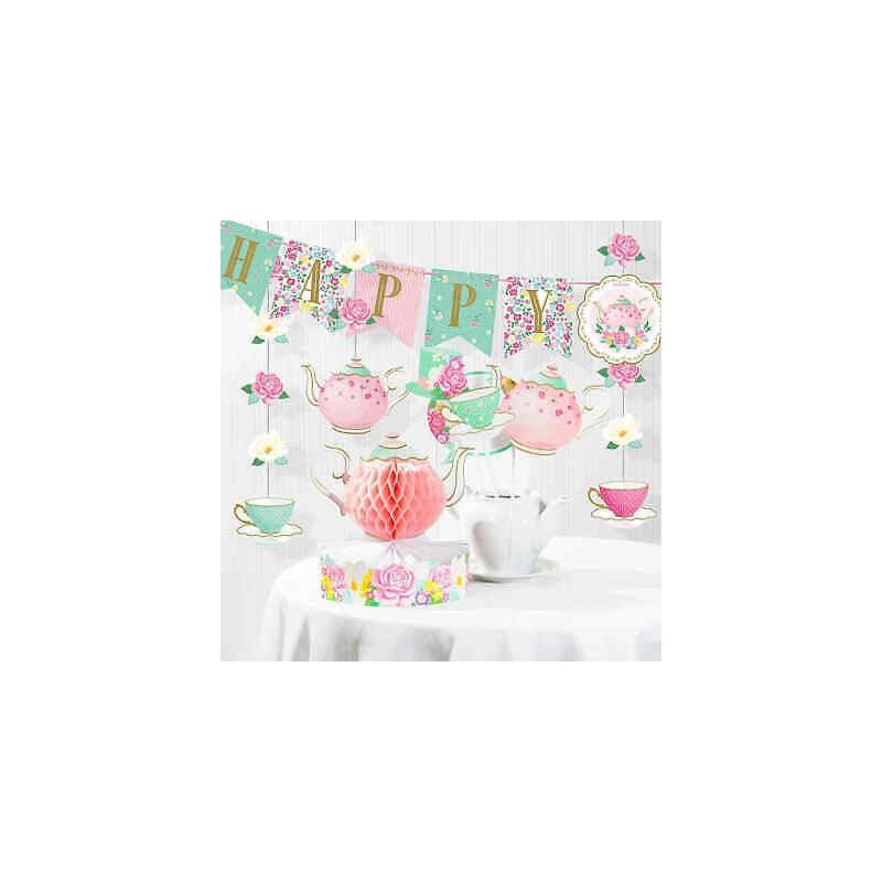 Floral Tea Party Teapot Centrepiece | Floral Tea Party Party Supplies