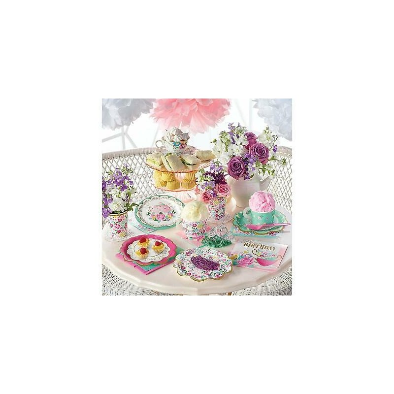 Floral Tea Party Teapot Centrepiece | Floral Tea Party Party Supplies