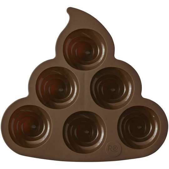 Wilton Silicone Poop Mold | Emoji Party Supplies