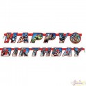 Avengers Happy Birthday Banner - Avengers Party Supplies