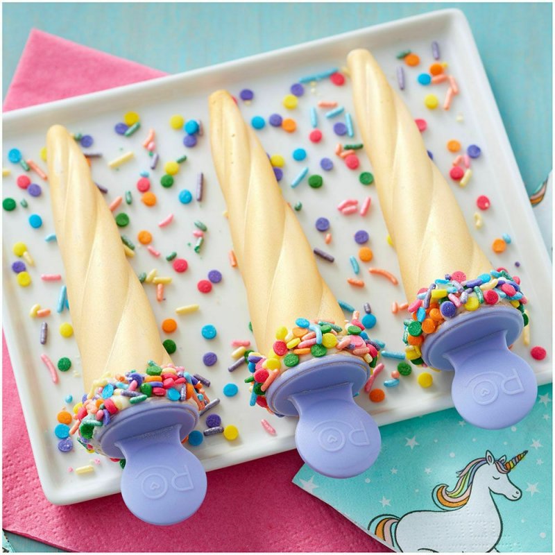 Wilton Silicone Unicorn Horn Mold (Set of 6) | Unicorn Party Supplies