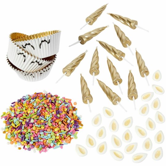Wilton Unicorn Cupcake Decorating Kit (Set of 12) | Wilton Party Supplies