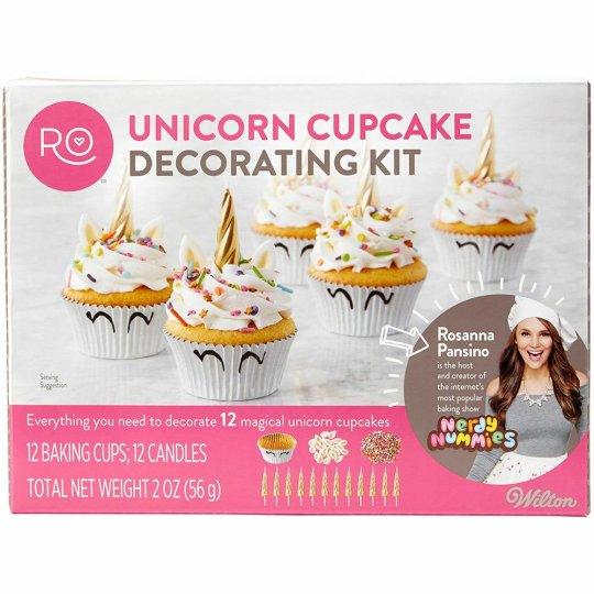 Wilton Unicorn Cupcake Decorating Kit (Set of 12) | Wilton Party Supplies