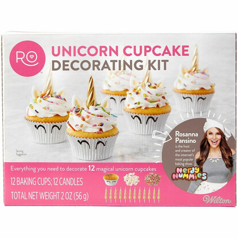 Wilton Unicorn Cupcake Decorating Kit (Set of 12) | Wilton Party Supplies