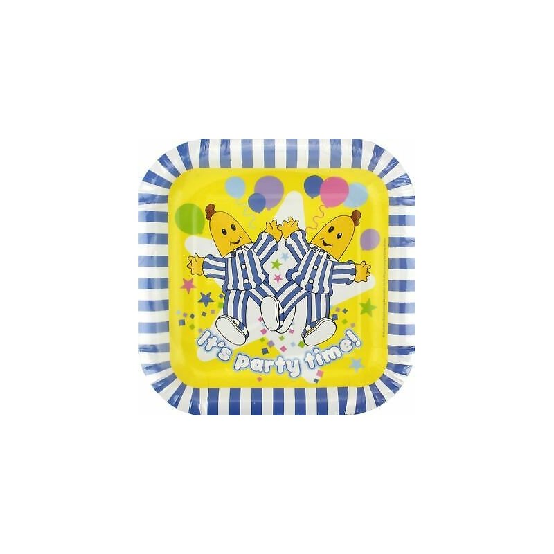 Bananas in Pyjamas Large Paper Plates (Pack of 8) | Bananas in Pyjamas Party Supplies