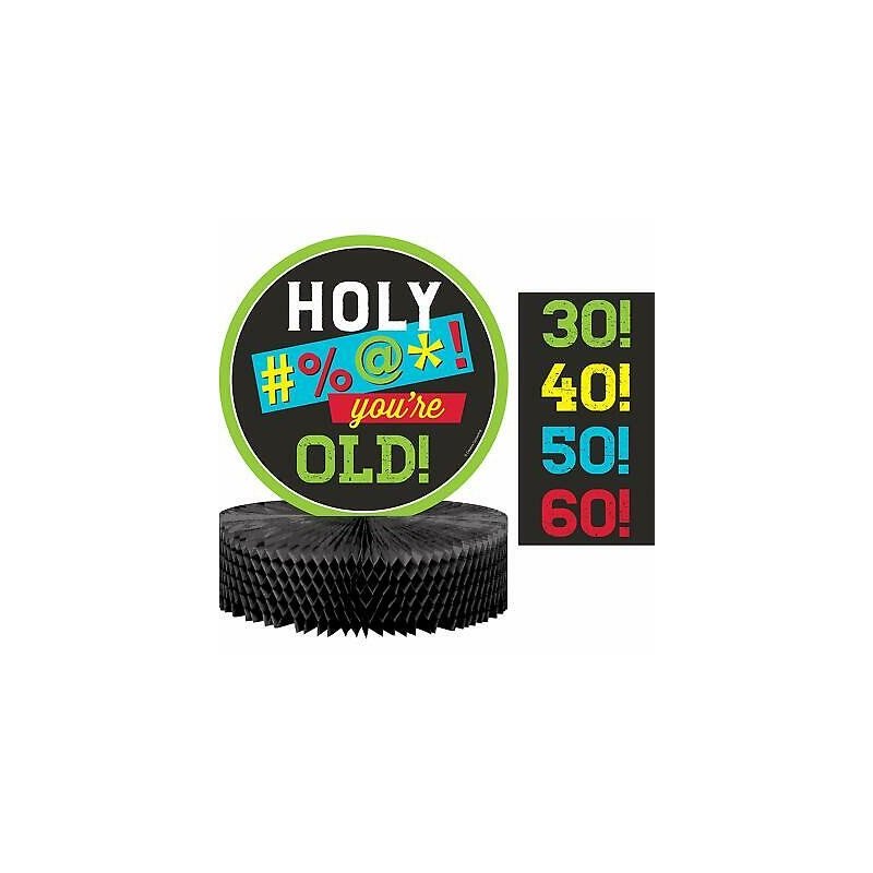 Old Age Humour Table Centrepiece | Old Age Humour Party Supplies