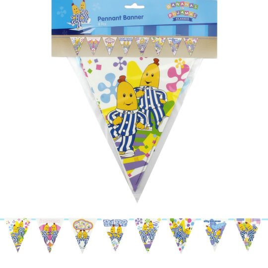 Bananas in Pyjamas Flag Banner | Bananas in Pyjamas Party Supplies