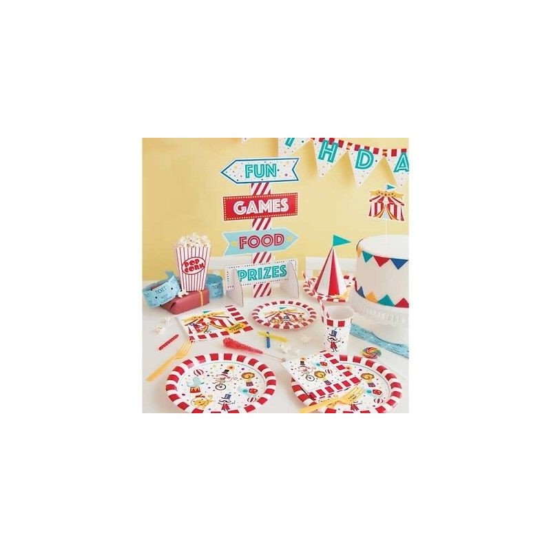 Circus Carnival Plastic Tablecloth | Circus Party Supplies