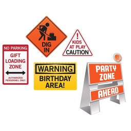 Big Dig Construction Decorating Kit (5 Piece) | Construction Party Supplies