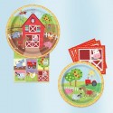 Farm Party Large Plates (Pack of 8) | Farm Party Party Supplies