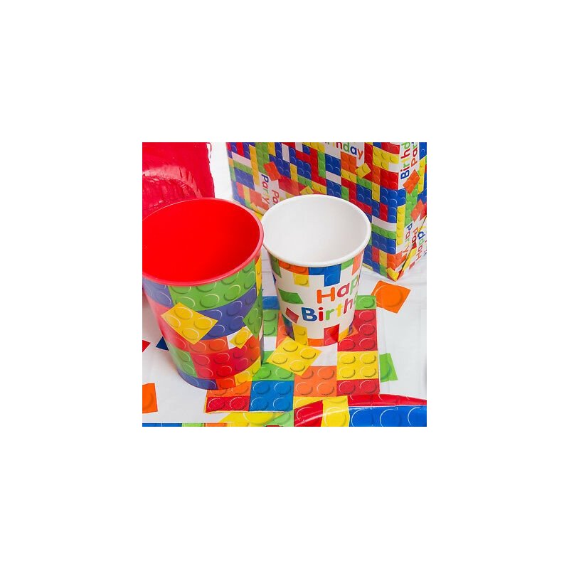 Block Party Plastic Cup | Lego Party Supplies