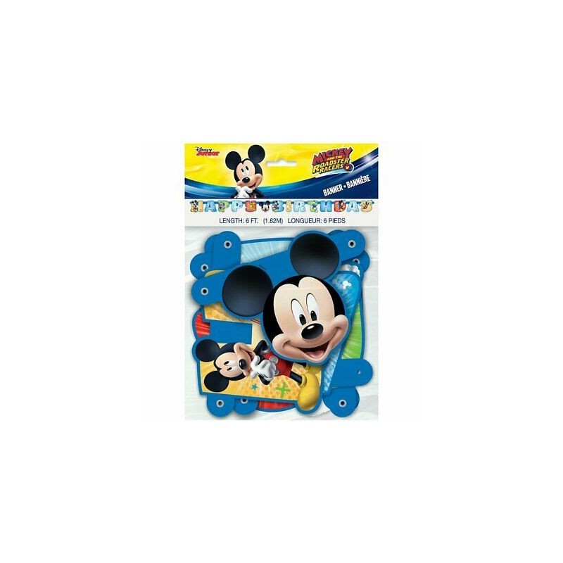 Mickey Mouse Birthday Jointed Banner | Mickey Mouse Party Supplies