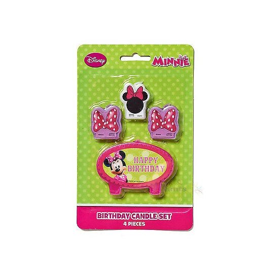 Minnie Mouse Bowtique Birthday Candles (Set of 4) | Discontinued