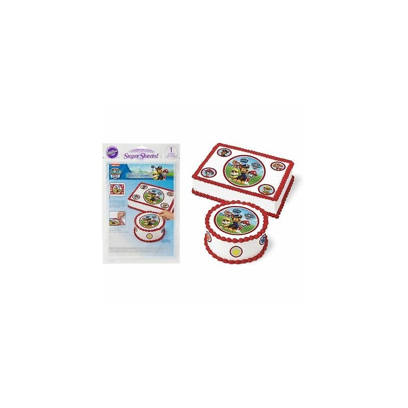 Wilton Paw Patrol Cake Topper Image (Set of 9) | Paw Patrol